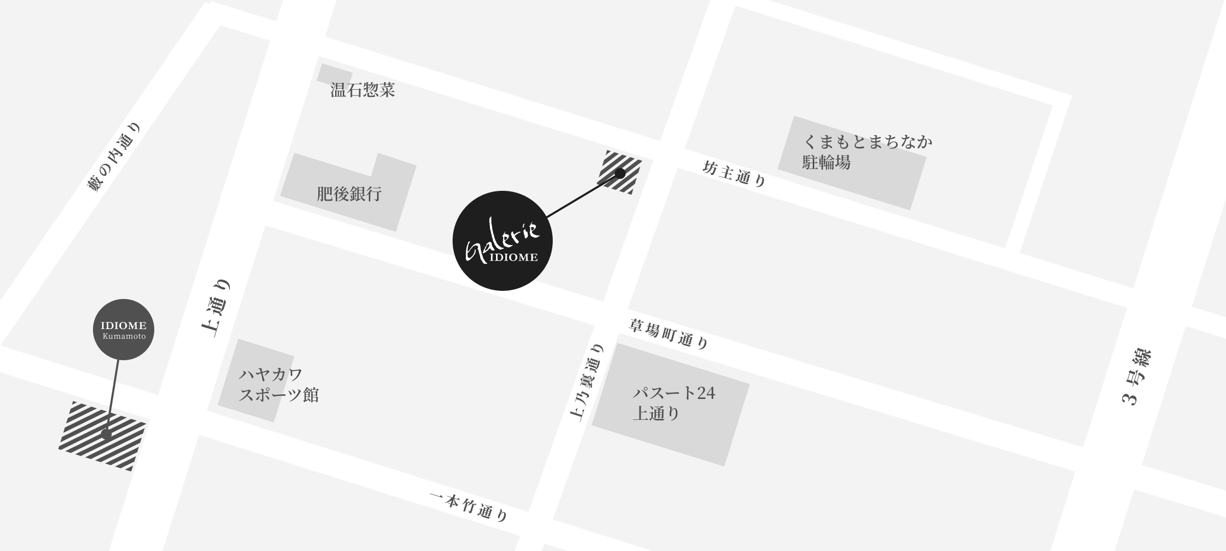 IDIOME Gallerieの地図