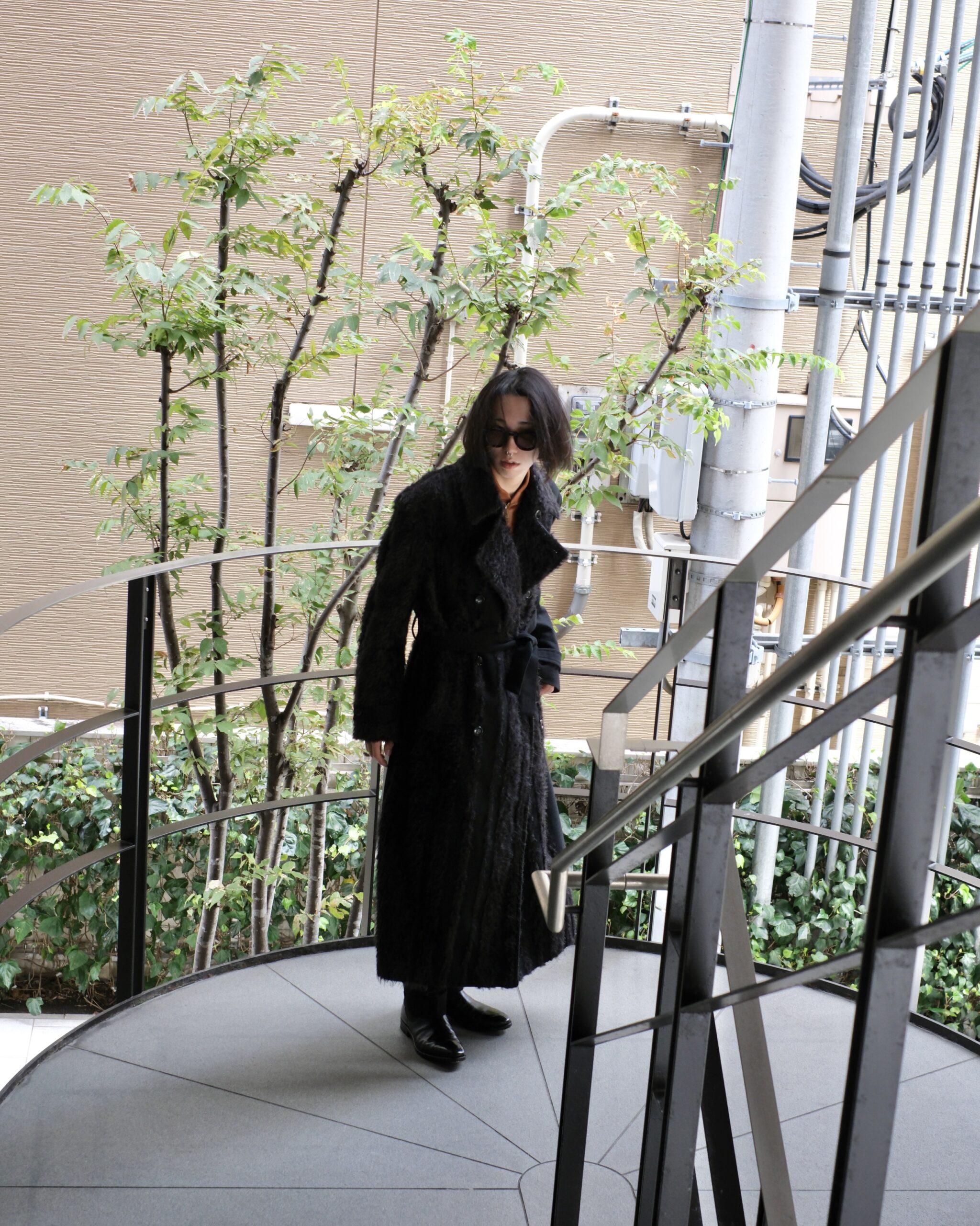 TAAKK_FUR TWEED DOUBLE BREASTED COAT - IDIOME オフィシャルサイト