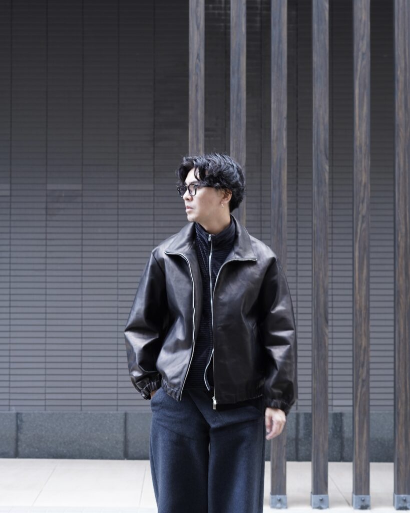 ETHOS コーティングジャケット ETHOS コーティングジャケット Leather King Men's Side Lace Vented